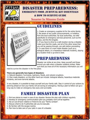 cover image of Disaster Preparedness
